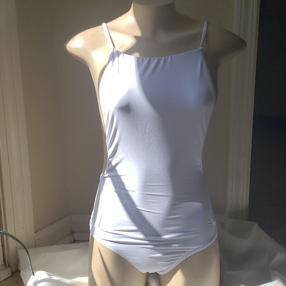 White swimsuit